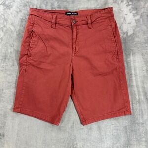 Mavi Mike Chino Shorts Mens Size 34 Brick Red Cotton Stretch